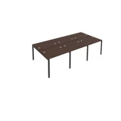 Рабочая станция на 6 раб.места Метал Сйстем Б.СМ-6.1 Венге/Антрацит / Metal System