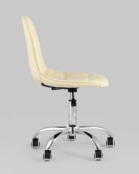 Компьютерное кресло Тейлор без подлокотников экокожа Бежевый