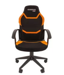 Кресло для геймеров CХАИРМАН ДРАЙВ (ГАМЕ) 9 Новое (НЕВ) Черный-оранжевый / CHAIRMAN (GAME) (NEW)
