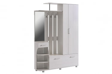 Прихожая Барселона-2 ПР-0017 белый рамух / PR-0017