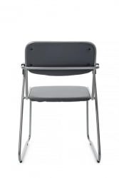 Кресло Никс Плус РCХ ОМКЛ-03 Серый/Металл окрашенный Хром / Nix Plus RCH OMKL-03