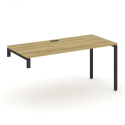 Стол надставка на опорную тумбу CONCEPT CN.OSN-004 Дуб Винченцо Черный