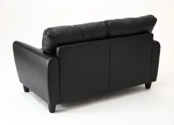 Диван двухместный Наполи Премиум Д2 Санторини 401 (черный) Категория 1