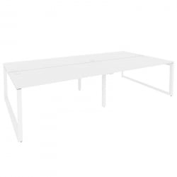 Рабочая станция на О-образном м/к ОНИКС О.МО-Д.РС-4.4.8 Белый Бриллиант / ONIX O.MO-D.RS-4.4.8