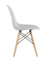 Стул Eames Style DSW светло-серый (разборный каркас)