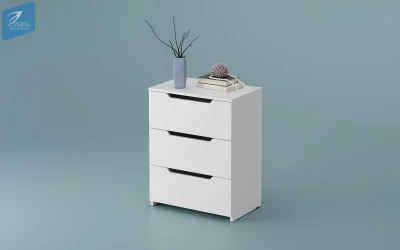 Комод КМ-001 Лайт Белый