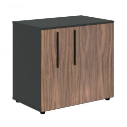 Тумба под фригобар VELION VENEER VRGR 8655 Американский орех Яшма черная