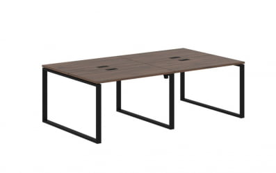 Бенч-система ЕДИС ЕКВСТ 2313 Дуб Денвер темный Черный / EDIS EQWST