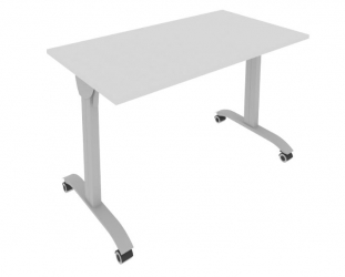 Школьная парта Де Гласси П  мобильная складная ЛДСП Серый/ Металл Серый