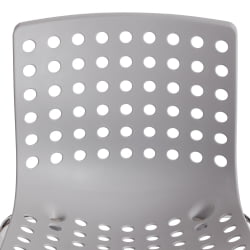 Стул СКАЛБЕРГ (мод. C-084-А) металл/пластик, 46 х 56 х 79 см, Грей (серый) / Хроме (хром) / SKALBERG (mod. C-084-A) Grey Chrome