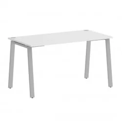 Стол письменный ХОМЕ ОФФИCЕ ВР.СП-3-138.А Белый Бриллиант/Серый металл / HOME OFFICE VR.SP-3-138.A