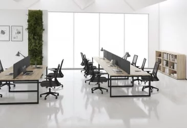 Стол письменный XTEN-Q XQST 127 Бук Тиара Алюминий