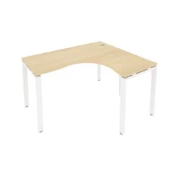 Стол письменный МЕТАЛ СЙСТЕМ Б.СА-3 Пр Акация/Белый / METAL SYSTEM