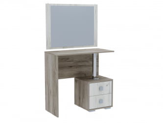 Зеркало Дуб крафт серый/Дуб крафт белый