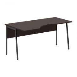 Стол эргономичный левый ИМАГО Плус СА-1П(Л) Венге Магия Антрацит / IMAGO Plus СА-1P(Л)