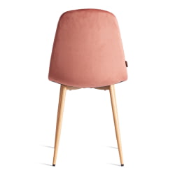 Стул BREEZE (mod. JSC-58) Велюр/металл , 44 х 53 х 86 см, Coral (коралловый) HLR44 / натуральный