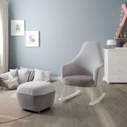 Детское кресло Micuna (Микуна) Wing/Moom white текстиль pink tierra/light grey Детское кресло Micuna (Микуна) Wing/Moom white текстиль pink tierra/light grey