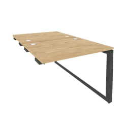 Стол-приставка двойной на О-образном м/к к опорым элем. ONIX O.MO-D.SPR-1.8 Тиквуд Светлый/Антрацит