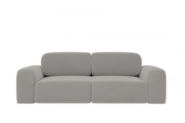 Диван прямой Сунне (Berhouse) Цвет фасада: Левис 08 велюр; Тип: Прямой; Материал фасада: Металл/Велюр