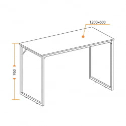 Письменный стол WD-08 Burnt