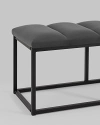 Банкетка Хостен 2 велюр Темно-серый