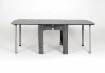 Стол-книжка раздвижной Оригами Ясень черный