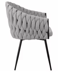 Стул обеденный ДОБРИН МАТИЛДЭ Серая ткань ЛАР 275-17 / DOBRIN MATILDA LAR