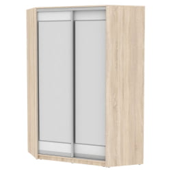 Шкаф-купе YA-230х1400-718-5(ДСС-Белый-D2D2)