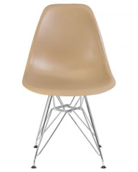 Стул обеденный ДОБРИН ДСР (ножки хром, цвет бежевый (ГР-03)) 4 шт / DOBRIN DSR (GR-03))