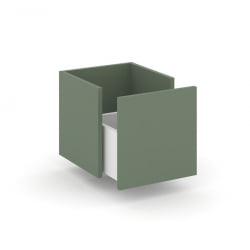 Вставка в надставку - один ящик+ЗС CОНCЕПТ CН.НП-001 Кобо Белый бриллиант / CONCEPT CN.NP-001