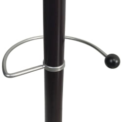 Вешалка для одежды напольная металлическая БРАБИКС CР-848 на мраморном диске Коричневый / BRABIX CR-848