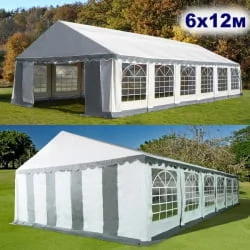 Шатер-павильон для кафе AFM-15612B White/Grey