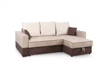 Бежевый диван Бостон Стандарт Бежево-коричневый