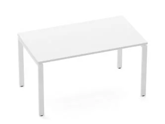 Стол прямой Дека П-обр. каркас 7.08.14 Белый / Deka