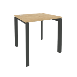 Стол рабочий на П-образном м/к ОНИКС О.МП-СП-0.7 Тиквуд Светлый/Антрацит / ONIX O.MP-SP-0.7