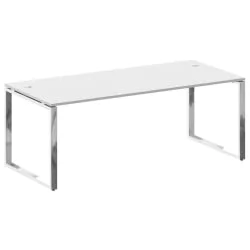 Стол рабочий руководителя МЕТАЛ СЙСТЕМ ДИРЕCТ БО.СРР-6.9 Белый / METAL SYSTEM DIRECT