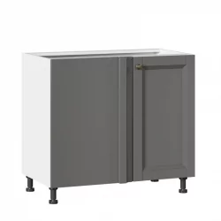 Тумба кухонная угловая 1000 Амели-3 ЛД 299.090.000.011 Белый Оникс серый