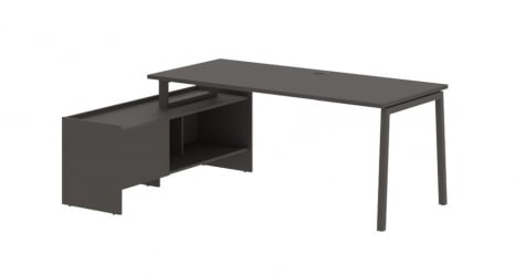 Стол с тумбой ЕДИС ЕЛCТ 19814 Мокко / EDIS ELCT