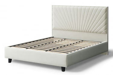 Кровать Леона, 2000 кс 1400 мм, серо-белый / x