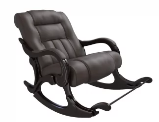 Кресло-качалка Кемпинг Родос экокожа Венге