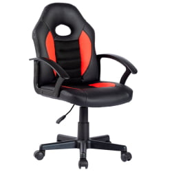 Кресло на колёсиках CHAIRMAN KIDS 111 Красный-черный