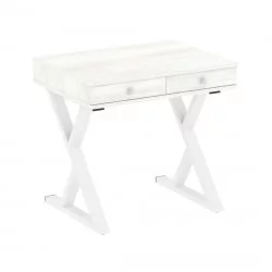 Стол письменный ХОМЕ ОФФИCЕ ВР.СП-1-79.М Снежная Платина/Белый металл / HOME OFFICE VR.SP-1-79.M