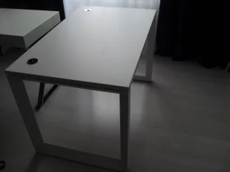 Стол рабочий на О-образном м/к ОНИКС О.МО-СП-2.7 Белый Бриллиант / ONIX O.MO-SP-2.7