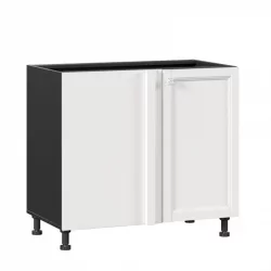 Тумба кухонная угловая 1000 Джулия ЛД 284.090.000.054 Черный Белый