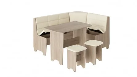 Уголок для маленькой кухни Техас Исп.2 Дуб Сонома/Кашемир Крем