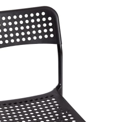 Дизайнерский стул ADDE (mod. C-049) металл/пластик, 39 х 49 х 78 см, Black(черный) разборный