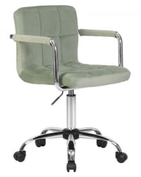 Офисное кресло для персонала ДОБРИН ТЕРРЙ (мятный велюр (МДЖ9-87)) 2 шт / DOBRIN TERRY (MJ9-87))