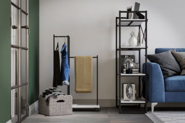 Гардеробная вешалка для одежды Стик Белый