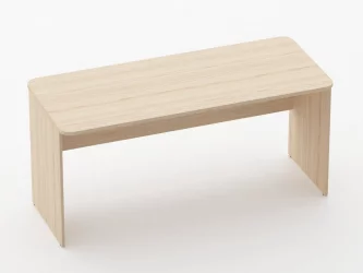 Стол прямой Глассй 1.10.16 Бук светлый / Glassy