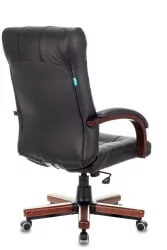 Кресло руководителя Бюрократ KB-10WALNUT/B/LEATH